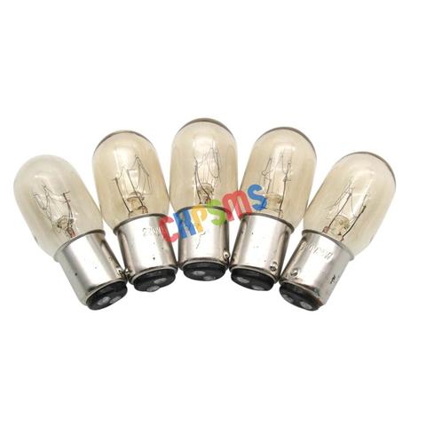 5PCS # BA15D 220V Light Bulbs FIT for Singer Home Sewing Machine 15W 220 Volts Push In Type ► Photo 1/3