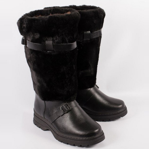 Boots men's natural high, felt and molded sole, winter boots, hunting, frost-resistant, wool, fishing ► Photo 1/3