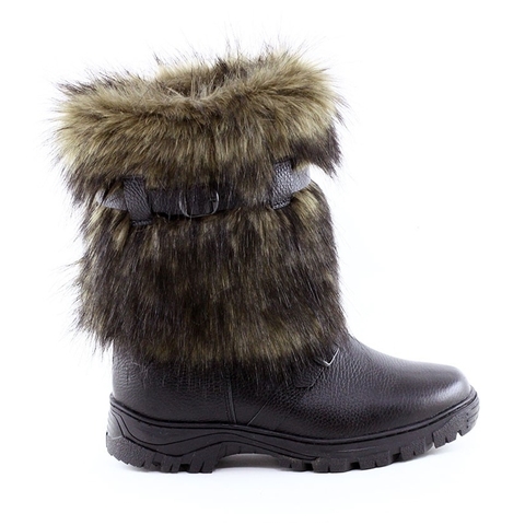 Men's natural short boots, coyote, molded sole, winter boots, hunting, frost-resistant, wool, fishing ► Photo 1/5