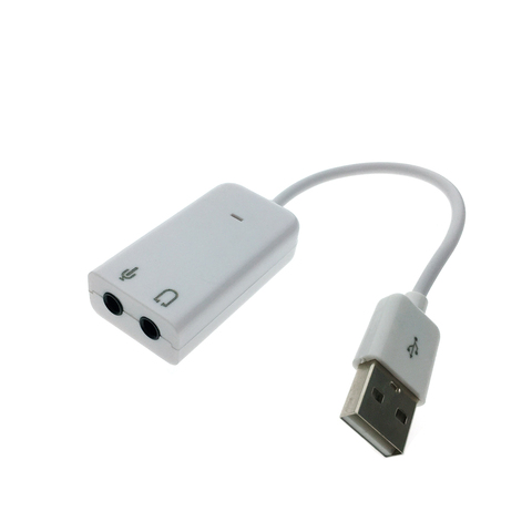External USB sound card, model paau003, Espada/for laptop/pc/ ► Photo 1/1