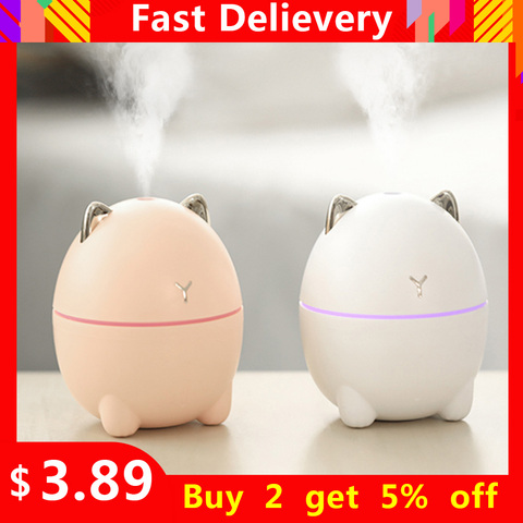 Ultrasonic Air Humidifier Aroma Essential Oil Diffuser for Car Mist Maker USB Diffusers Air Fresher Mini Air Humidifier for Home ► Photo 1/6