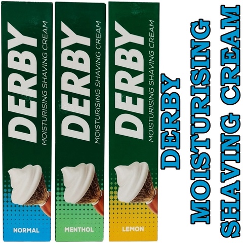 Derby Moisturising Shaving Cream Normal - Menthol - Lemon 100g ► Photo 1/5