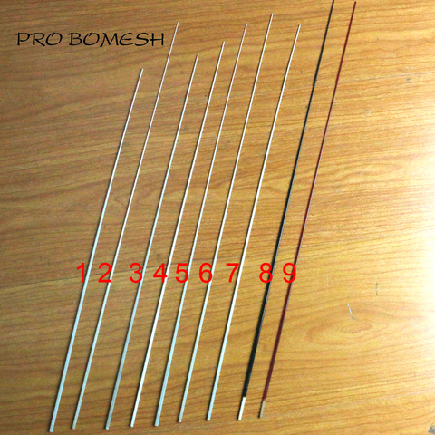 Pro Bomesh 5PCS/Lot 45.2cm-51cm 1 Section Solid Fiber Glass Ice Rod Blank Raft Rod Tip Repairing Tip DIY Rod Building Repair ► Photo 1/4
