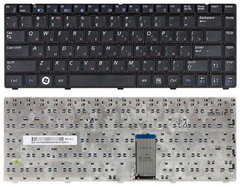 Laptop keyboard for Samsung R418 R420 R423 R425 R428 R430 R439 R440 R463 R469 RV408 BA59-02490C ► Photo 1/1