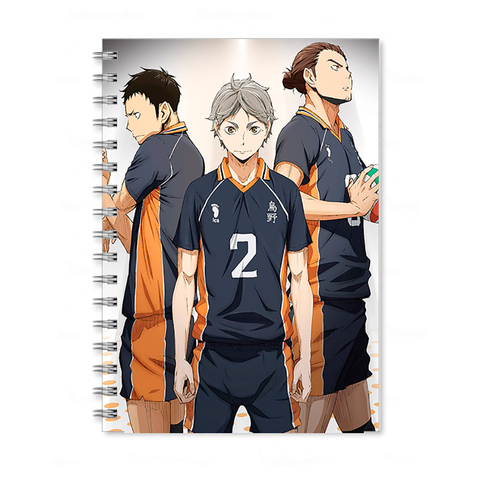 Sketchbook notepad notebook for drawing anime volleyball!! Haikyuu!!!!!!!!!!! White sheets album for drawing ► Photo 1/3