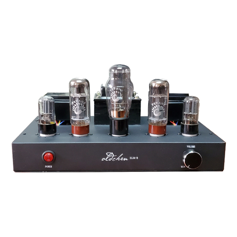 LaoChen EL34 Tube Amplifier HIFI EXQUIS Single-Ended Class A handmade Black Bluetooth 5 Amplifier OC34 Oldchen ► Photo 1/5