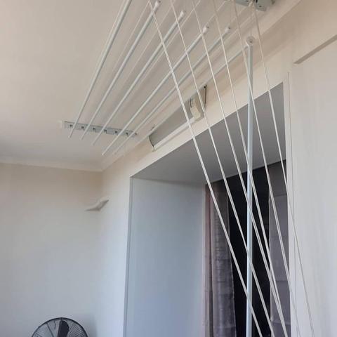 Clothes Dryer ceiling Liana 1,4 M, 5 lines, White ► Photo 1/3