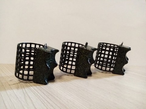 Set of folk fishing feeder feeders turtle handmade 3 PCs. ► Photo 1/4