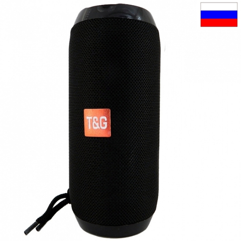 Портативная Bluetooth колонка T&G TG-117 (черная) ► Photo 1/5