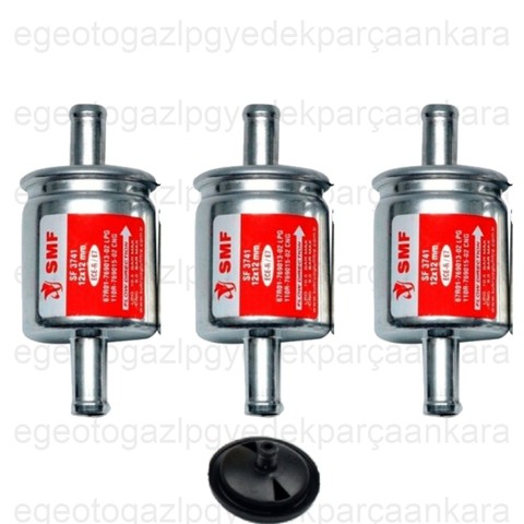 3PCS/Lot 12mmX12mm High Quality Car Autogas LPG/CNG Filter Zenit Digitronic EuropeGas Stag KME Atiker Zavoli Valtek All Type ► Photo 1/3