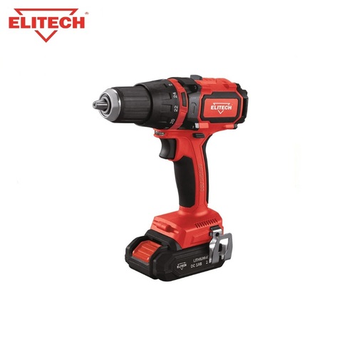 Rechargeable impact drill electric screwdriver ELITech YES 18УБЛ2 (Е2201. 002.01) Drill Mini Wireless Power Driver Multi-function hole drilling twisting and untwisting ► Photo 1/4
