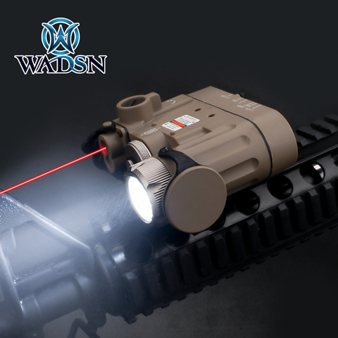 WADSN Softair Flashlight IR Lazer Red Dot Laser DBAL-D2 Multifunction White Light DBAL MKII Tactical Battery Case Weapon Lights ► Photo 1/6