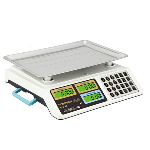 Scale shopping romitech ccs-40 up to 40 kg high precision (2 grams) for store ► Photo 1/1