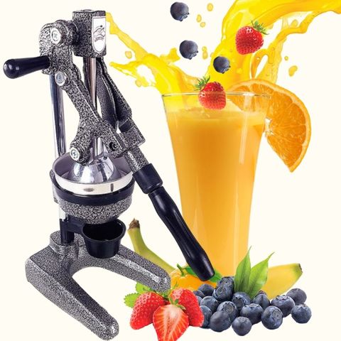 Stainless Steel Squeeze Citrus Fruits Juicer Orange Lemon Pomegranate Manual Hand Pressing Machine Home Tools with Cup Healthy ► Photo 1/6