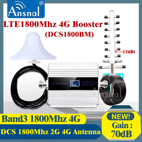 LTE1800Mhz 4G Cellphone Booster 1800Mhz GSM Repeater 2g 4g Cellular Amplifier DCS LTE 1800 4g Network Signal Booster 4G Repeater ► Photo 1/6