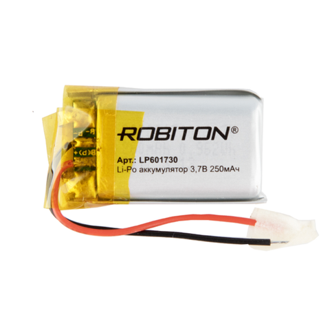 Li-ion polymer battery lp601730 robiton, Li-Pol prism with protection circuit ► Photo 1/1