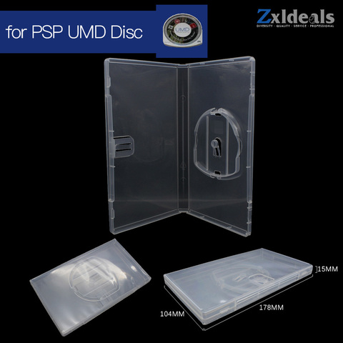 Replacement Case For PSP For UMD Disc Game Movie Clear Box For Playstation Portable ► Photo 1/6