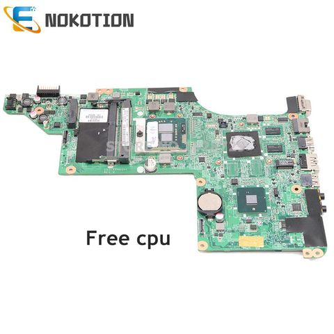 NOKOTION for HP Pavilion DV6 DV6-3000 laptop motherboard HM55 DDR3 512MG GPU free cpu 630280-001 DA0LX6MB6H1 DA0LX6MB6F1 ► Photo 1/6