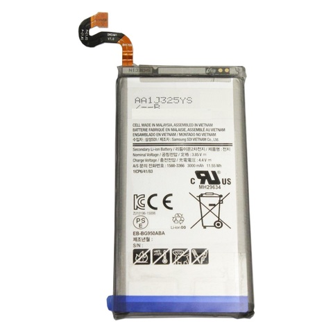 3000 mAh Phone Battery EB-BG950ABE  for Samsung Galaxy S8 G9500 SM-G950U G950A G950F Rechargeable Batteries ► Photo 1/1