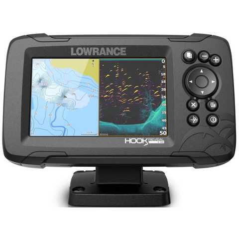 Echo sounder Lowrance hook reveal 5 splitshot 83/200 (000-15500-001) official warranty 18 months. ► Photo 1/2