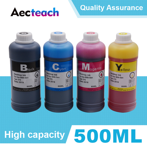 Aecteach 500ml Bottle Printer Dye Ink Refill Kits For Canon PG445 CL446 PG440 CL441 PG510 CL511 PG540 CL541 PG545 Cartridges ► Photo 1/6