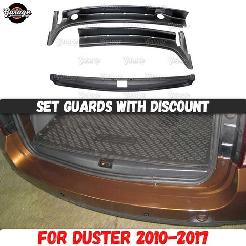 Set of guard covers for Renault / Dacia Duster 2010-2017 ABS plastic jabot and protective plate in luggage car styling tuning ► Photo 1/6