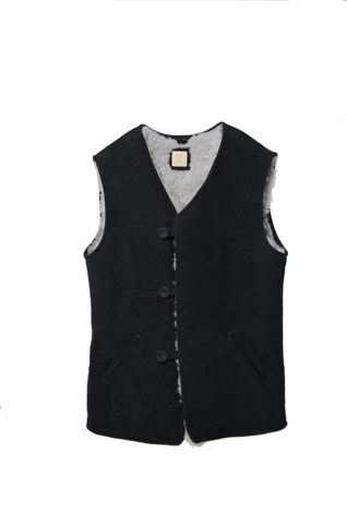 men's Sheepskin Vest / Sheepskin Vest / Warm Vest / Winter Sheepskin Vest/ Winter Outwear ► Photo 1/6