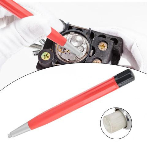 Practical Watch Rust Removal Brush Pen Glass Fiber / Brass / Steel Clean Scratch Polishing Tool Watch Parts Repair Tool New ► Photo 1/6