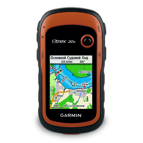 Garmin eTrex 20x navigator with updated topographic map of Russia, warranty 2 years, for fishing, hunting, forests, GPS/GLONASS ► Photo 1/5