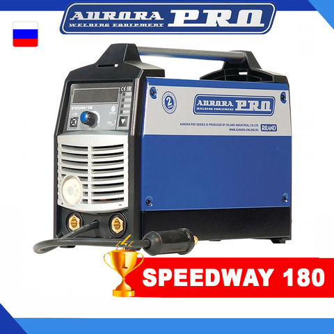 Synergy inverter welding semi-automatic aurorapro Speedway 180 synergy (MIG/mag + MMA + Tig lift), синергетика ► Photo 1/6