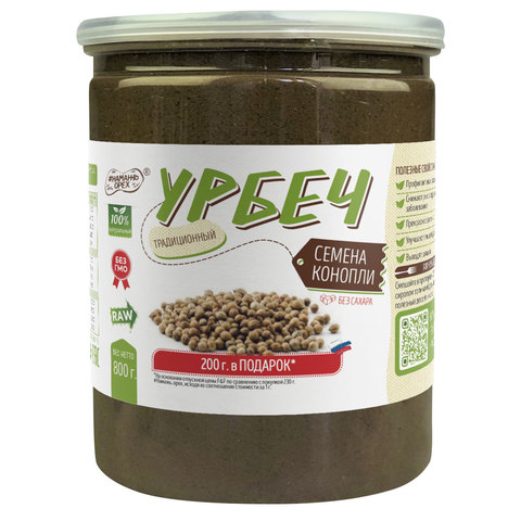 Urbach # spread walnut hemp seed 800 gr ► Photo 1/4