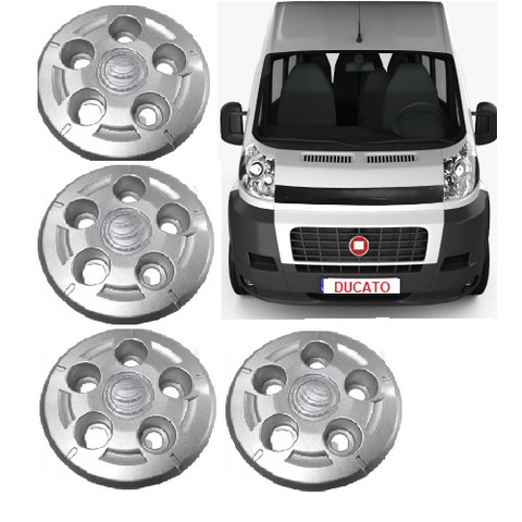 HAIR WHEEL HUB COVER (4 PCS TOOL PRICE) FIAT DUCATO FOR 2006-2022 16 RIM 1352633080-FI312001-1358876 ► Photo 1/4