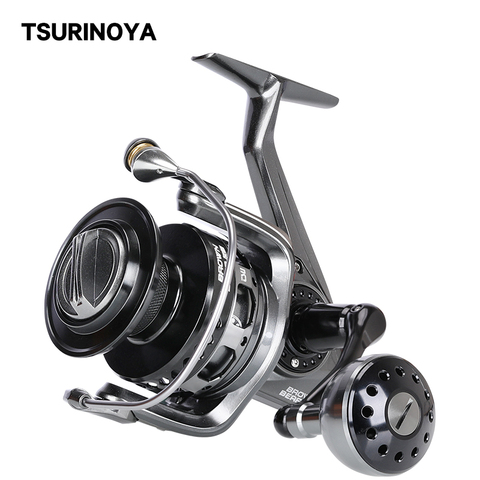 TSURINOYA Spinning Fishing Reel BROWN BEAR 4000 5000 6000 7000 Full Metal Jigging Reel High Speed Saltwater Trolling Jig Wheel ► Photo 1/6