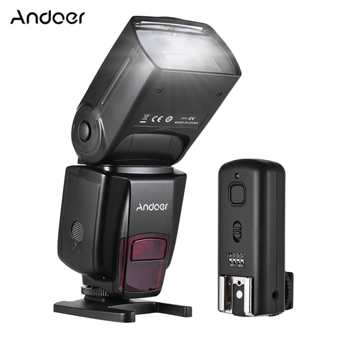 Andoer AD560 IV 2.4G Wireless On-camera Slave Speedlite Flash Light GN50+Trigger for Canon Nikon Sony  DSLR Cameras ► Photo 1/6