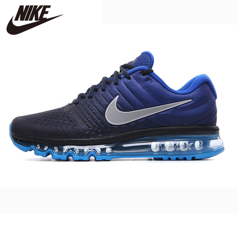 Buy Online Original Nike Air Max 17 Nike Running Shoes Full Palm Nano Disu Technology Sports Men Shoes Hot Sneakers Dark Blue Jade 40 45 Alitools