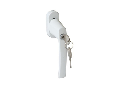 Handle window with lock and key for white plastic windows ► Photo 1/5