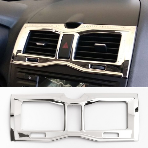 stainless steel center air AC vents conditioner molding decorative cover trim for Lada Granta FL 2022 ► Photo 1/1