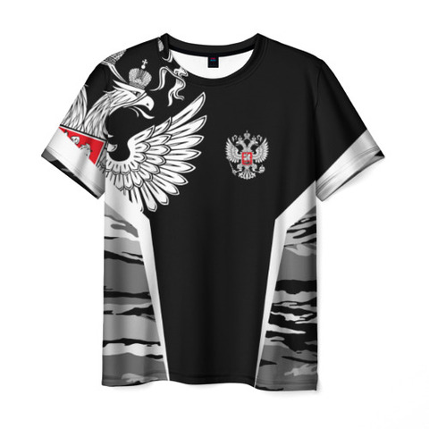 Men's T-shirt 3D camouflage Russia ► Photo 1/3