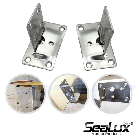 Sealux Marine Grade Stainless Steel 304 Table Bracket set Removable Multiple usage for House Boat Marine Accessories Hardware ► Photo 1/5