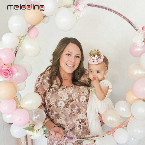 60/80/100cm plastic circle party decoration baby shower and wedding decor backdrops round arches garland DIY balloon support ► Photo 1/6