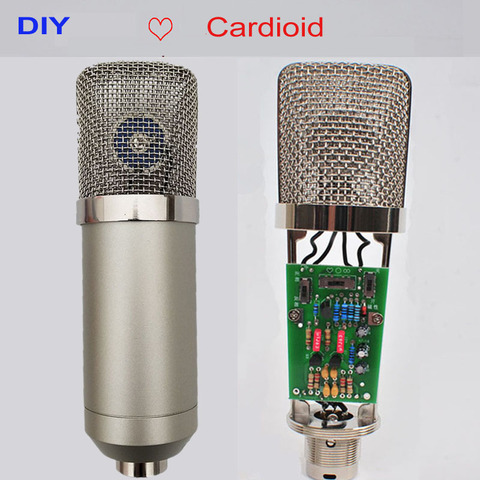 DIY cardrioid Condenser mic studio equipment music microphone professionnel ► Photo 1/6