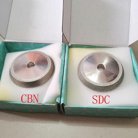 CBN/SDC Diamond Grinding Wheel for 13-type Drill Sharpening Grinding Machine Drill bit sharpener/grinder  60 angle 78*12.7*10 mm ► Photo 1/3