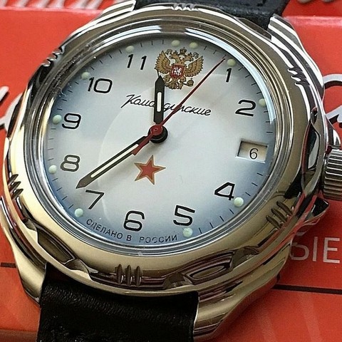 Watch Vostok Commander 211323 star symbols of the Russian Army ► Photo 1/4