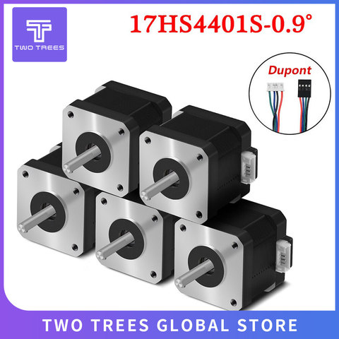 5Pcs Nema17 Stepper Motor 0.9 degree motor 42 Motor 1.5A 17HS4401 17HS4401S Pulse value 4-lead for sapphire plus 3d printer ► Photo 1/1