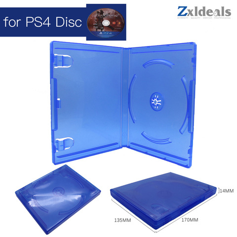 Replacement Case For PS4 Game Disc Spare Blue Game Blu Ray Box Single CD ► Photo 1/5