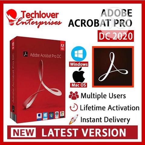 Buy Online Adobe Acrobat Pro Dc 2020 Full Version Lifetime D Activation Multilingual Fast Livraison Alitools