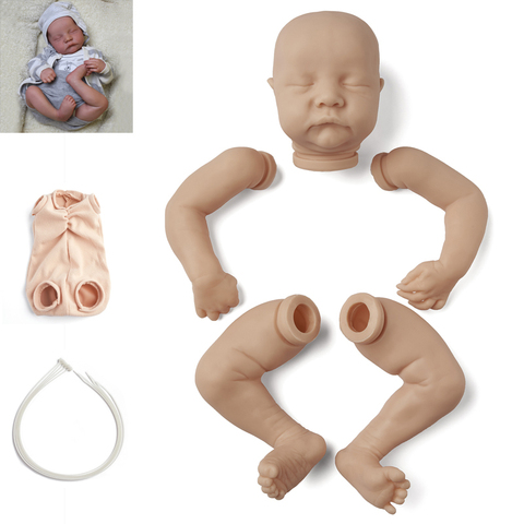 Buy Online Bebe Reborn Kit 17 Inches Reborn Baby Kit Levi Vinyl Unpainted Unfinished Doll Parts Diy Blank Doll Kit Alitools