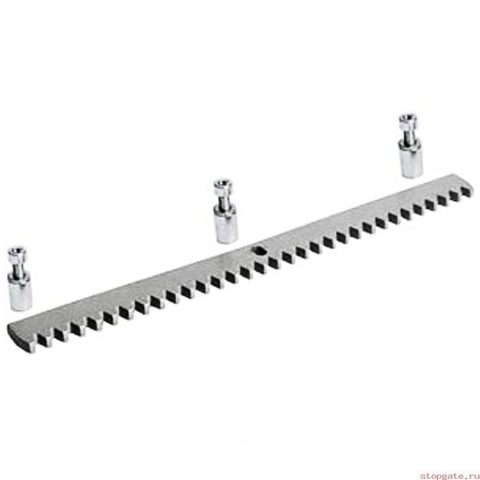 Zinc plated toothed rack module M4 30 х8х1000mm, roa8 nice ► Photo 1/1