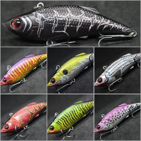 wLure 7cm 9g Tight Wiggle Sinking Lipless Crankbait Bottom Fishing with Fast Retrieve and Twitch #6 Hooks Fishing Lure L536 ► Photo 1/6