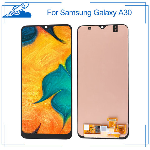 100% OEM AMOLED For Samsung Galaxy A30 A30s LCD Touch Screen amoled Display Digitize Assembly Replacement Frame NO Dead Pixel ► Photo 1/4